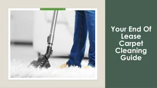 Role That Carpet Steam Cleaning Play In Getting Your Bond Back