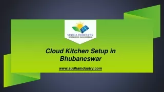 Cloud Kitchen Setup in Bhubaneswar