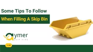 some tips to follow