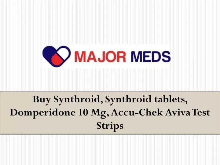 buy synthroid synthroid tablets domperidone