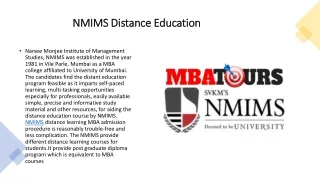 nmims distance education
