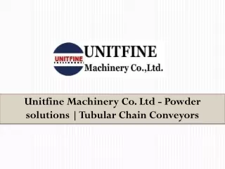 unitfine machinery co ltd powder solutions