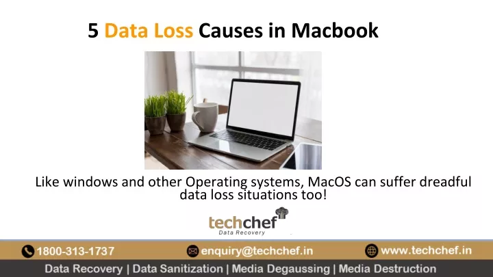 5 data loss causes in macbook