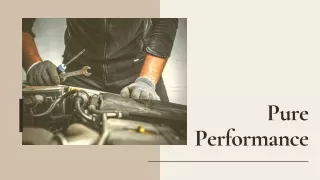 pure performance