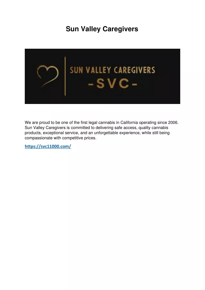 sun valley caregivers