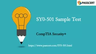 sy0 501 sample test sy0 501 sample test