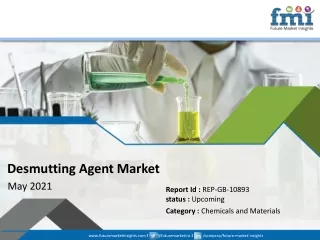 desmutting agent market may 2021