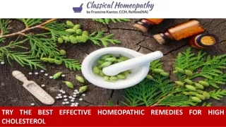 try the best effective homeopathic remedies