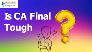 i s c a f i n a l tough