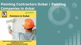 Painting Contractors Dubai | Painting Companies in dubai
