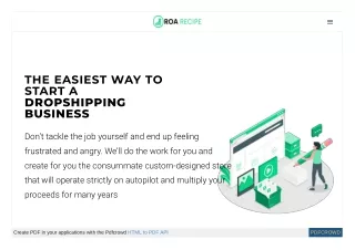 the easiest way to start a dropshipping business