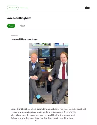 James Gillingham Scam