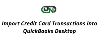 import credit card transactions into quickbooks