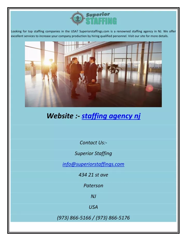 looking for top staffing companies