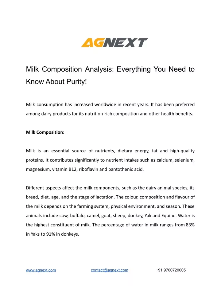 milk composition analysis everything you need to