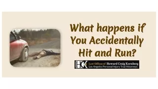 What happens if You Accidentally Hit and Run?