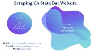 scraping ca state bar website