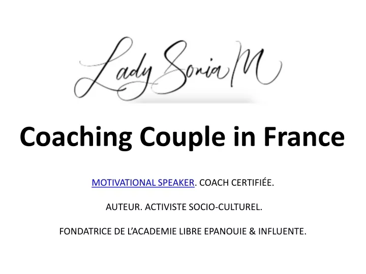 coaching couple in france