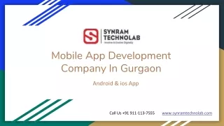 Best Mobile App Development Company In Gurgaon