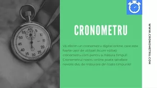 c ronometru