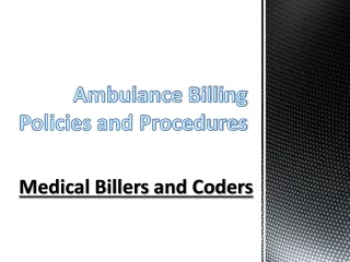 ambulance billing policies and procedures