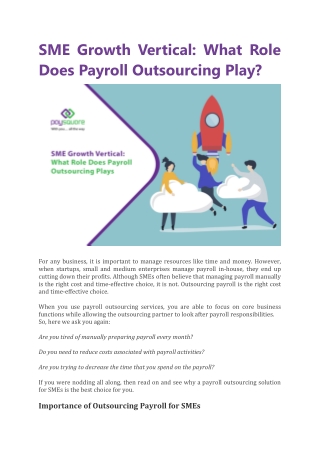 sme growth vertical what role does payroll