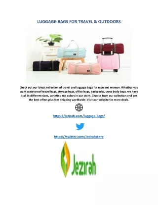 Travel Luggage Bags
