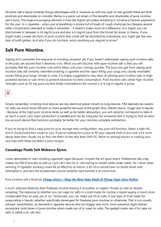 Salt Nic E.