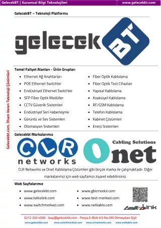 gelecekbt kurumsal bilgi teknolojileri gelecekbt