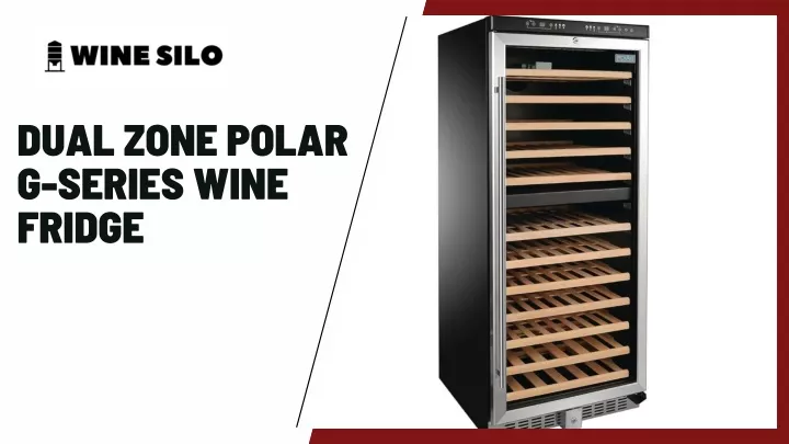 dual zone polar g series wine fridge