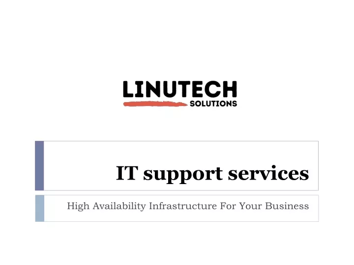 it support services