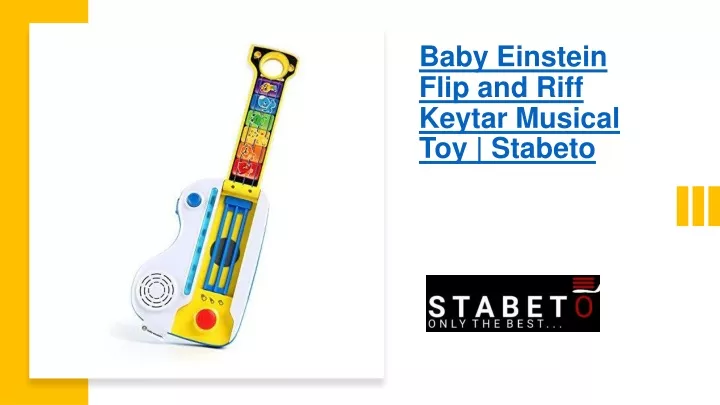 baby einstein flip and riff keytar musical toy stabeto