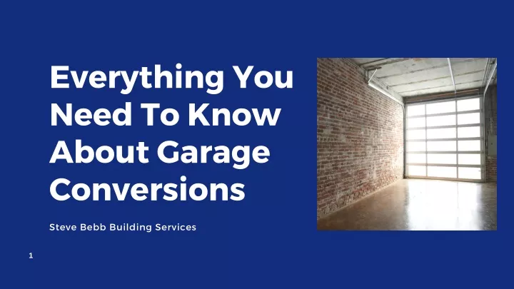 everything you need to know about garage