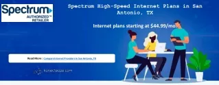 spectrum high speed internet plans in san antonio