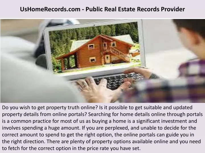 ushomerecords com public real estate records provider