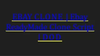 ebay clone ebay readymade clone script dod