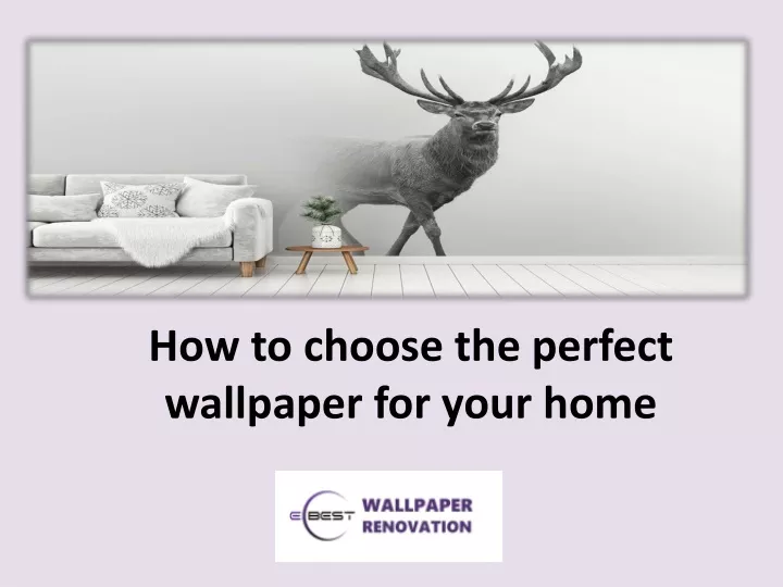 how to choose the perfect wallpaper for your home