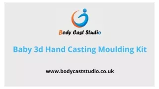 Baby 3d Hand Casting Moulding Kit - Body Cast Studio