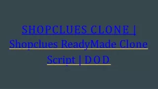 shopclues clone
