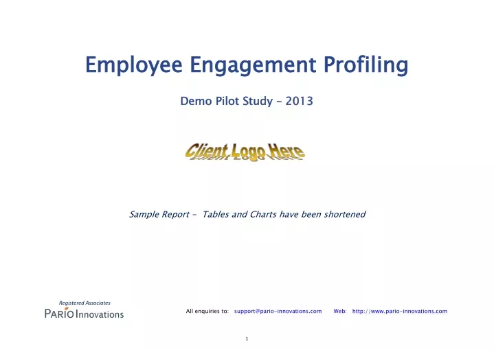 employee engagement profiling