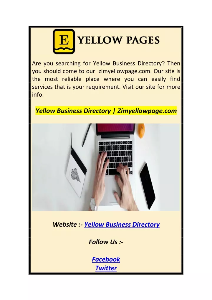 are you searching for yellow business directory