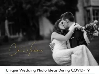 Unique Wedding Photo Ideas During COVID-19