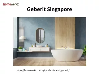 Geberit Singapore