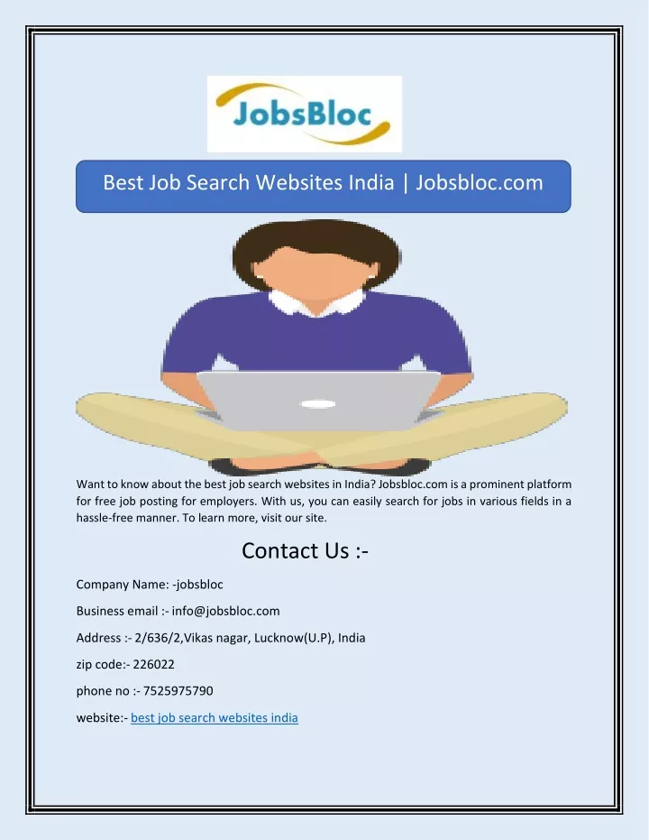 best job search websites india jobsbloc com