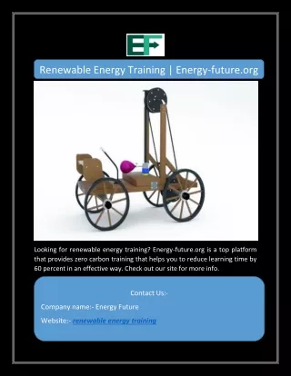 Renewable Energy Training | Energy-future.org