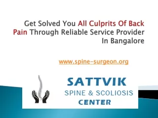 Get Solved You All Culprits Of Back Pain