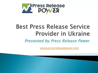 best press release service provider in ukraine
