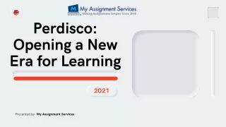 Perdisco Opening a New Era for Learning