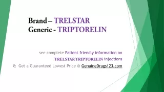 brand trelstar generic triptorelin
