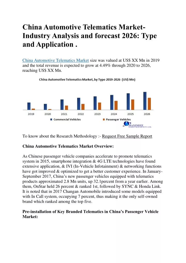 china automotive telematics market industry